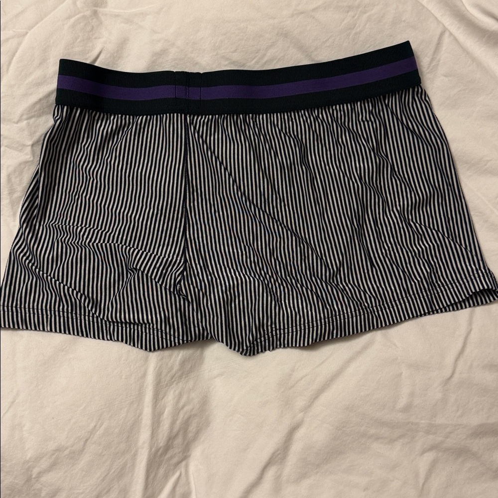 HOM Black and White Striped men’s trunks - Picture 3 of 4